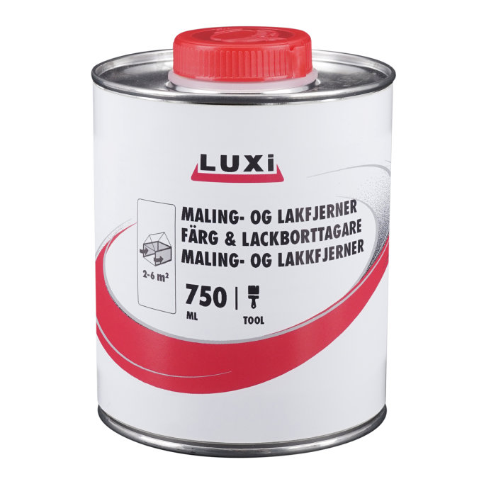 Maling- og lakfjerner 750 ml - Luxi